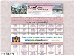 Sites similar to solarpowerdirectory.com