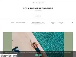 Sites similar to solarpoweredblonde.com