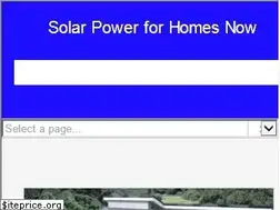 Sites similar to solarpowerforhomesnow.com