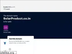 Sites similar to solarproduct.co.in