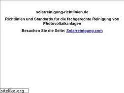 Sites similar to solarreinigung-richtlinien.de