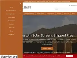 Sites similar to solarscreenoutlet.com