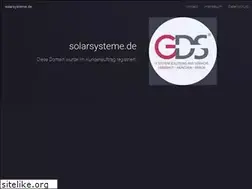 Sites similar to solarsysteme.de