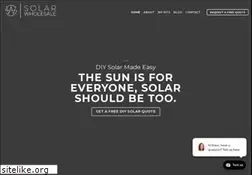 Sites similar to solarwholesale.com