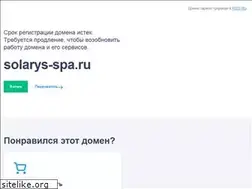 Sites similar to solarys-spa.ru