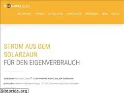 Sites similar to solarzaun.de