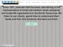 Sites similar to solenderhall.com