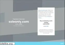Sites similar to soleonly.com
