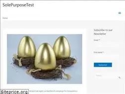 Sites similar to solepurposetest.com