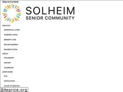 Sites similar to solheimsenior.org