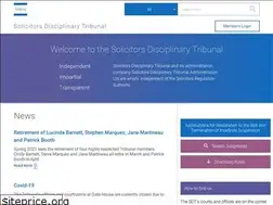 Sites similar to solicitorstribunal.org.uk