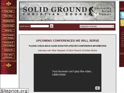 Sites similar to solid-ground-books.com