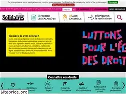 Sites similar to solidaires.org