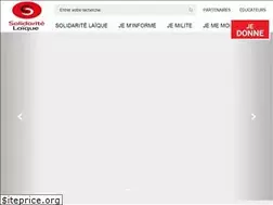 Sites similar to solidarite-laique.org