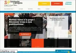 Sites similar to solidariteetprogres.org