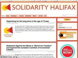 Sites similar to solidarityhalifax.ca