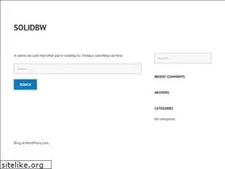 Sites similar to solidbw.wordpress.com