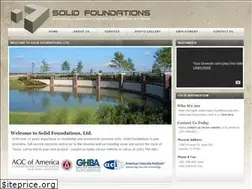 Sites similar to solidfoundationsltd.com