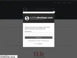 Sites similar to soliditydeveloper.com
