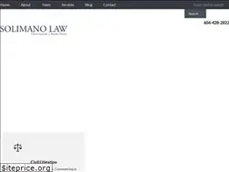 Sites similar to solimanolaw.ca