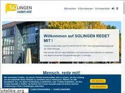Sites similar to solingen-redet-mit.de
