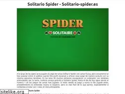 Sites similar to solitario-spider.es