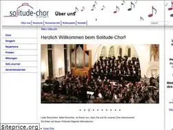 Sites similar to solitude-chor.de