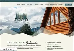 Sites similar to solitudecabins.com