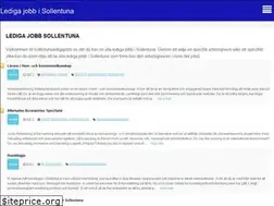 Sites similar to sollentunaledigajobb.se