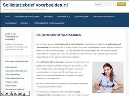 Sites similar to sollicitatiebrief-voorbeelden.nl