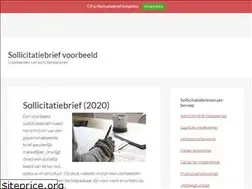 Sites similar to sollicitatiebriefvoorbeeld.net