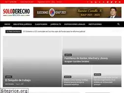 Sites similar to soloderecho.com.bo