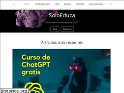 Sites similar to soloeduca.com