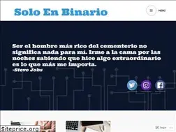 Sites similar to soloenbinario.wordpress.com