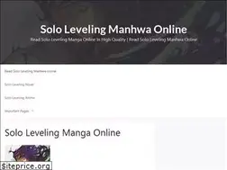 Sites similar to sololeveling-manhwa.online