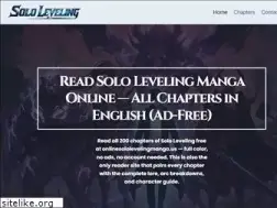 Sites similar to sololevelingmangaonline.com