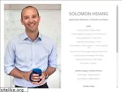 Sites similar to solomonhsiang.com