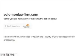 Sites similar to solomonlawfirm.com