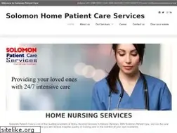 Sites similar to solomonpatientcare.org