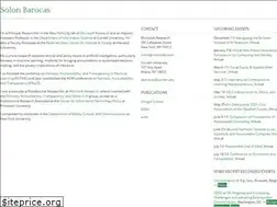Sites similar to solon.barocas.org
