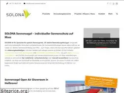 Sites similar to solona-sonnensegel.de