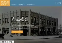 Sites similar to solonhistoricalsociety.org