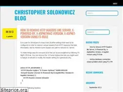 Sites similar to solonowicz.wordpress.com