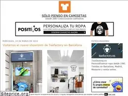 Sites similar to solopiensoencamisetas.com