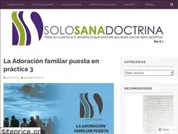 Sites similar to solosanadoctrinablog.wordpress.com