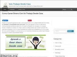 Sites similar to solotrabajodesdecasa.com