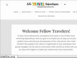 Sites similar to solotraveladventures.com