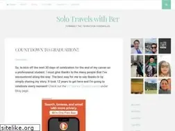 Sites similar to solotravelswithber.com