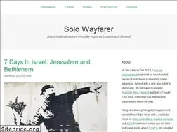 Sites similar to solowayfarer.com