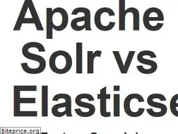 Sites similar to solr-vs-elasticsearch.com